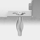 Image of ProductInUse. Front orientation. Anchors. Drive Rivet Anchors for Concrete.